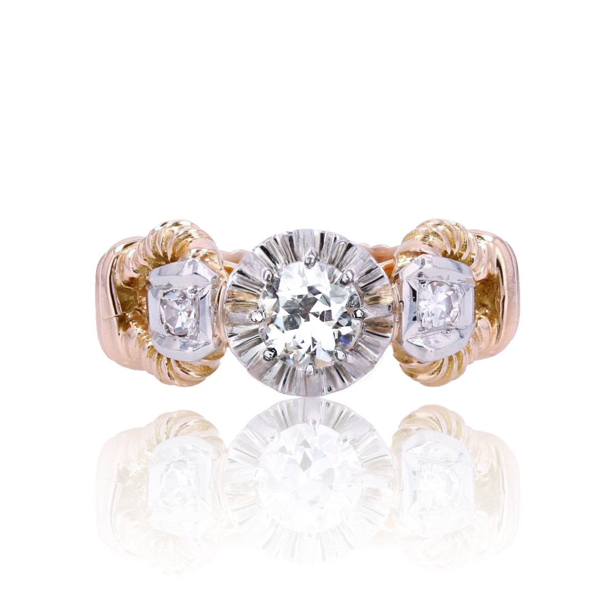 Bague Solitaire Vintage Diamant
