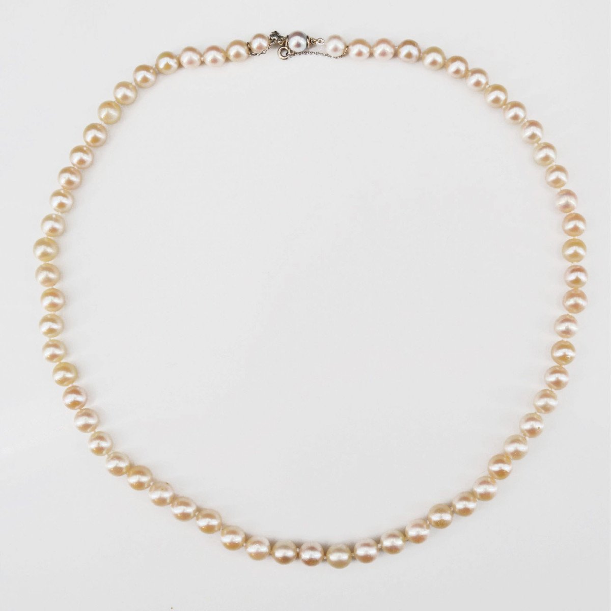 Collier De Perles De Culture Choker-photo-3