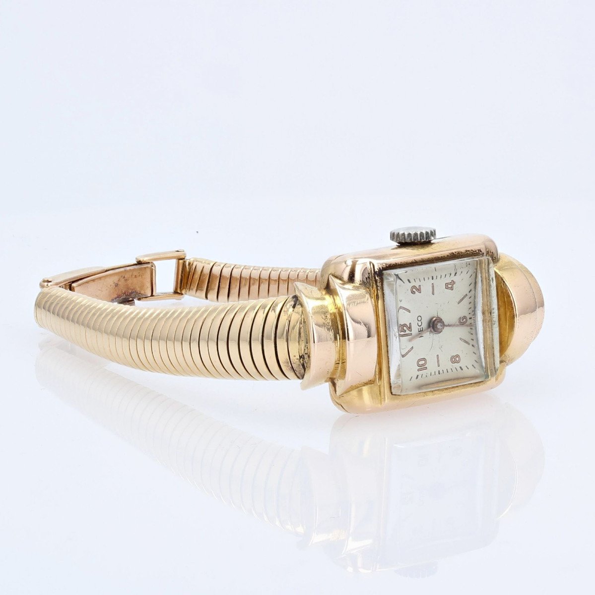 Montre De Dame En Or Bracelet Tubogaz-photo-1