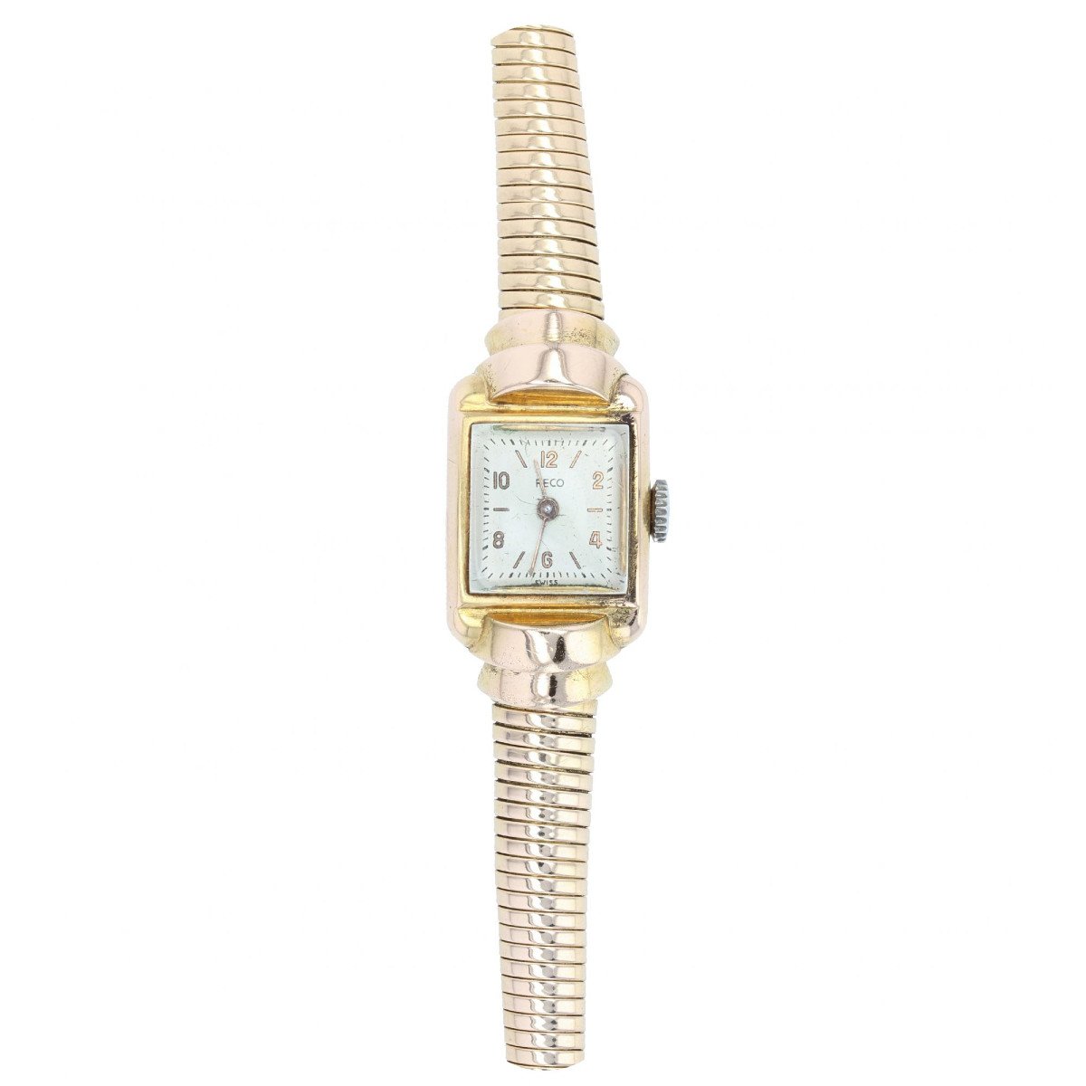 Montre De Dame En Or Bracelet Tubogaz