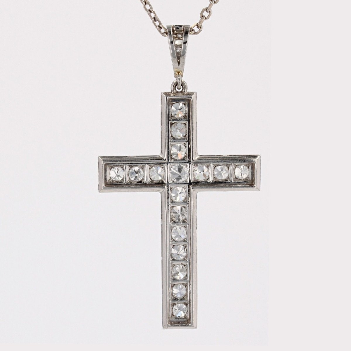 Cross In Platinum And Diamonds-photo-2