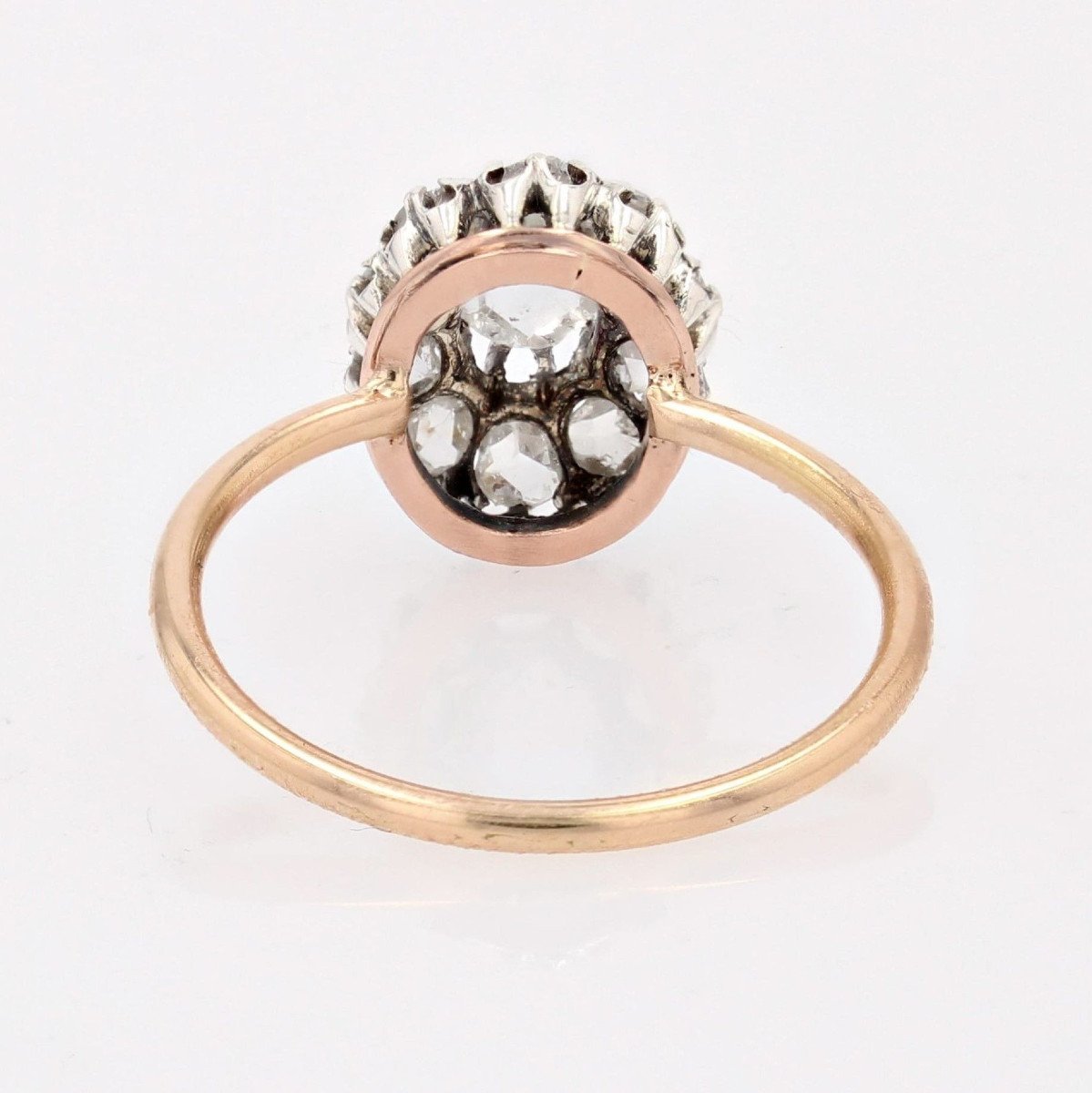 Bague Ancienne Diamants Pompadour-photo-8