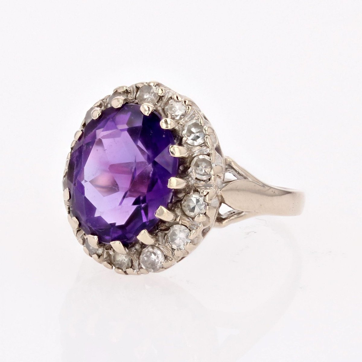 Bague Améthyste Diamants-photo-6
