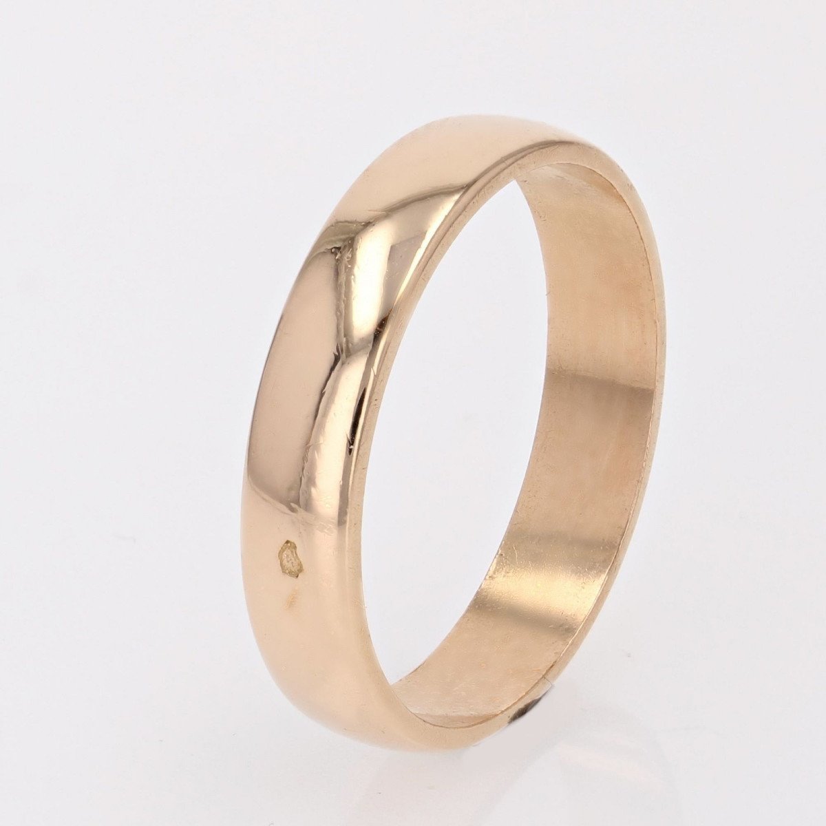 Wedding Ring Domed Yellow Gold-photo-3