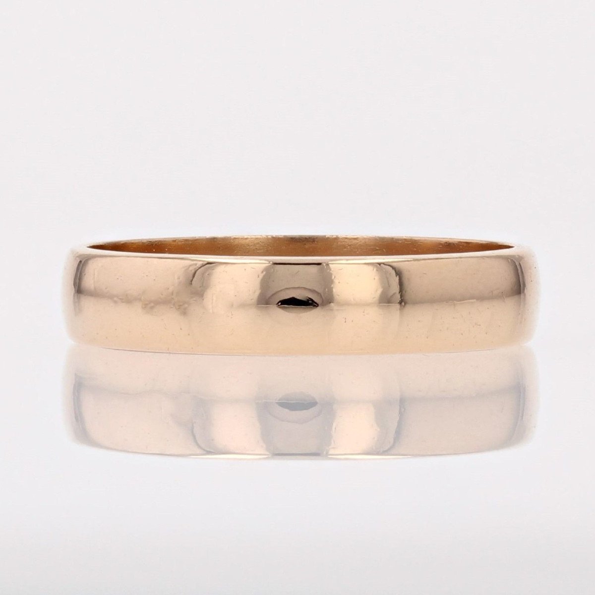 Wedding Ring Domed Yellow Gold-photo-4