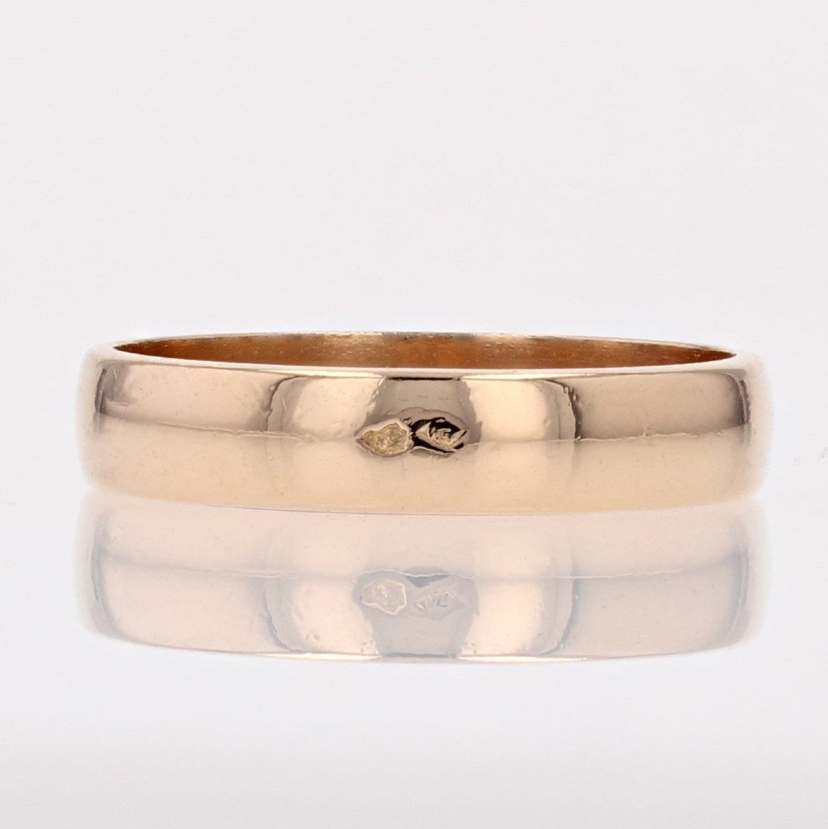 Wedding Ring Domed Yellow Gold-photo-2