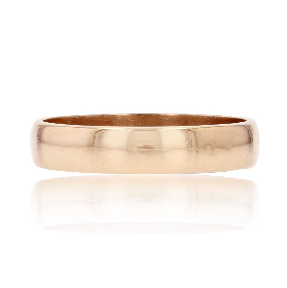 Wedding Ring Domed Yellow Gold