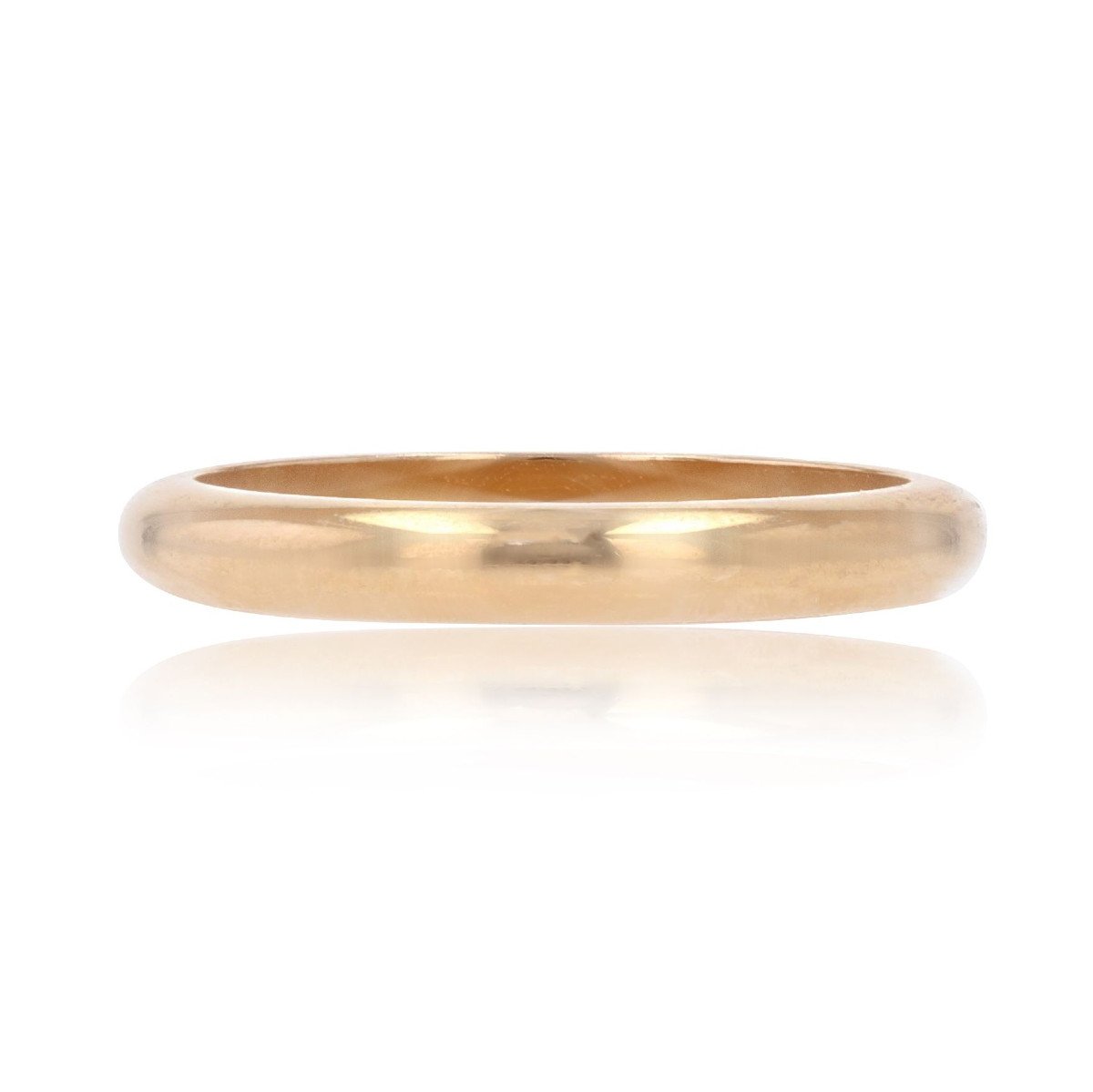 Yellow Gold Domed Wedding Ring