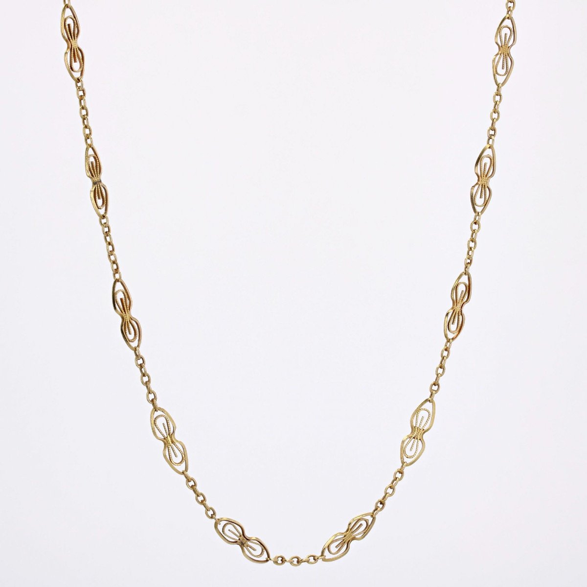 Old Openwork Gold Chain-photo-4