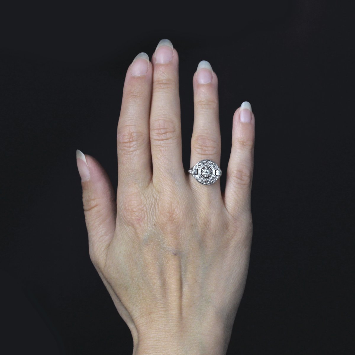 Old Art Deco Diamond Ring-photo-1