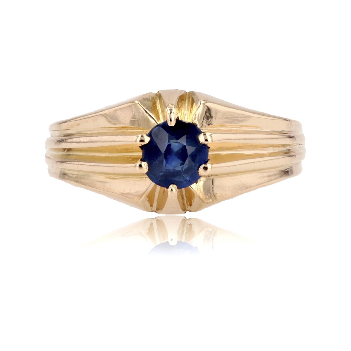 Old Sapphire Bangle Ring