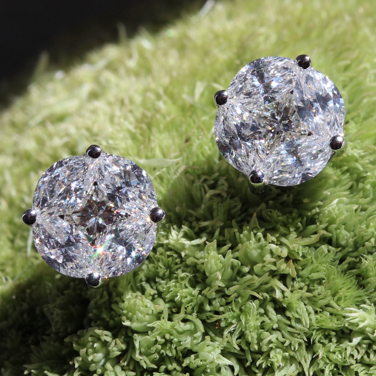 Puces d'Oreilles Diamants 0.20 Carat Or Blanc-photo-3