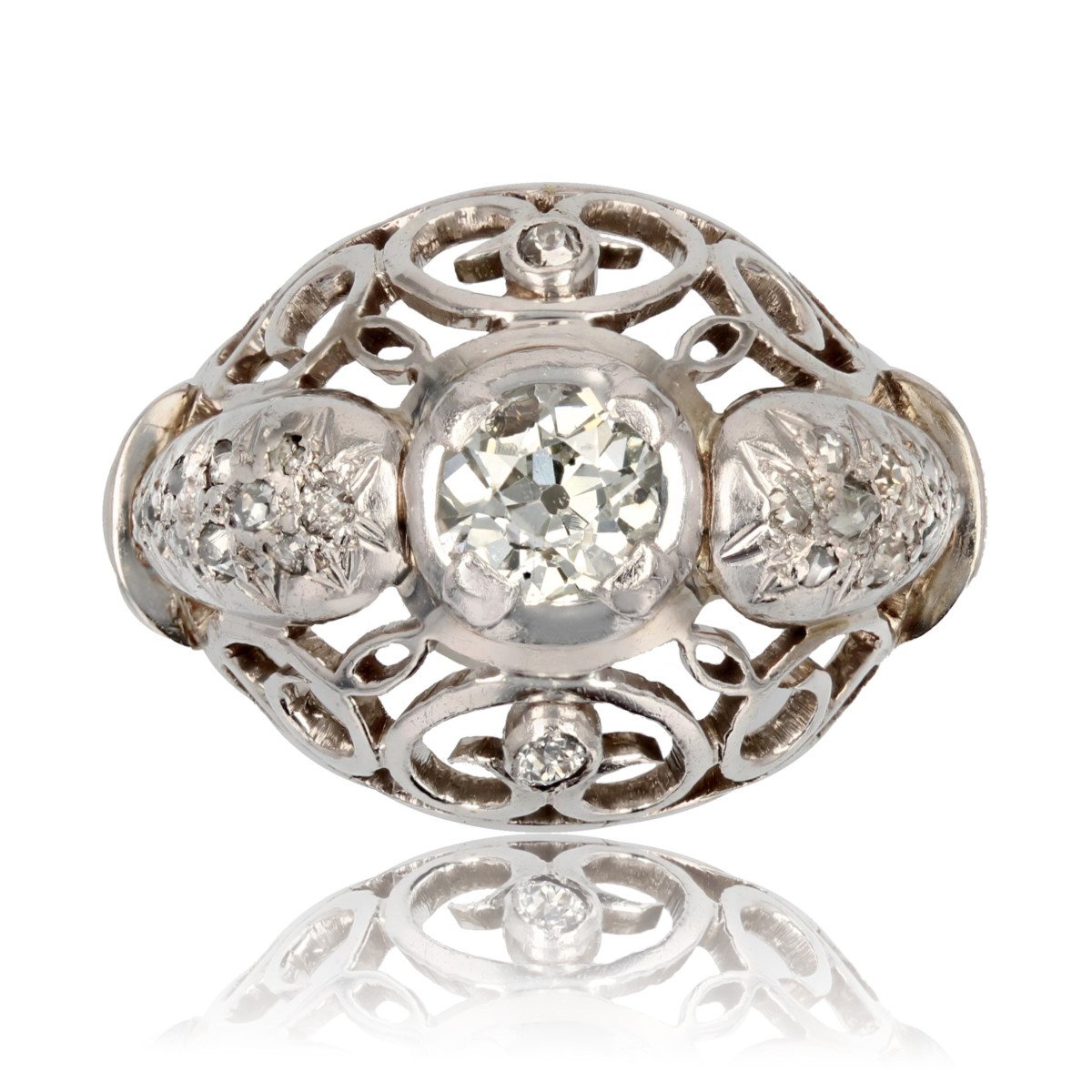 Vintage Diamond Dome Ring