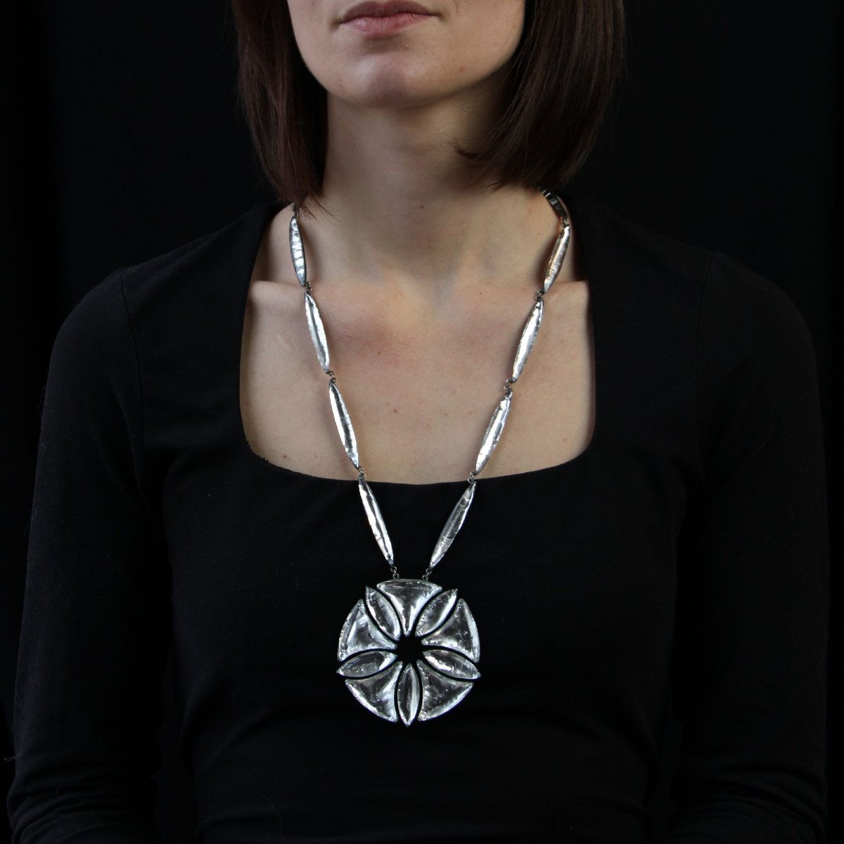 Collier Vintage Signé Jacques Gautier-photo-4