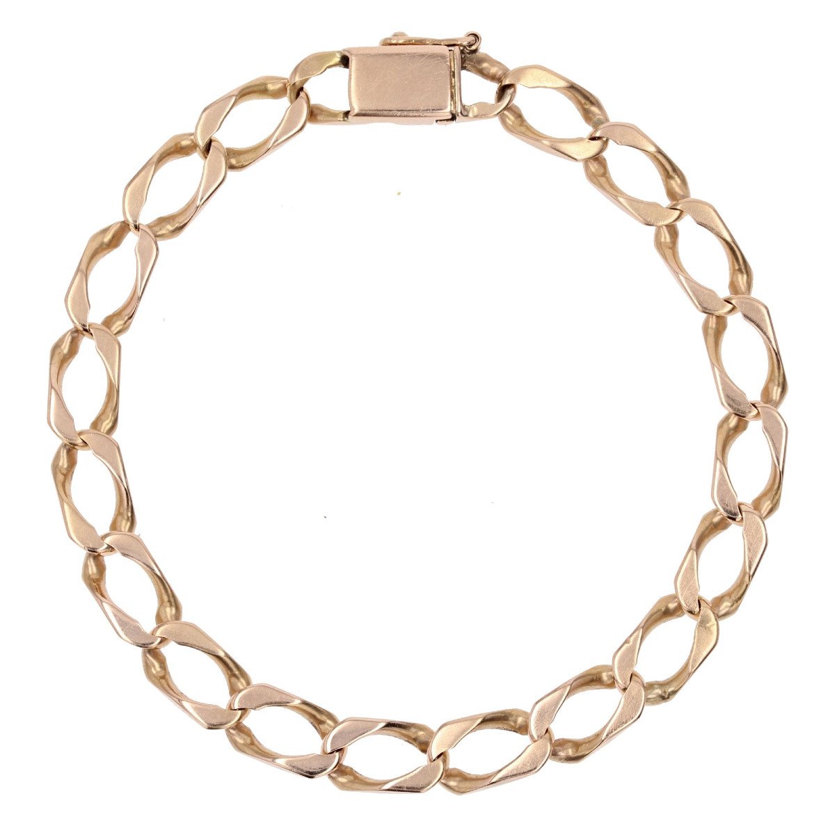 Rose Gold Curb Bracelet
