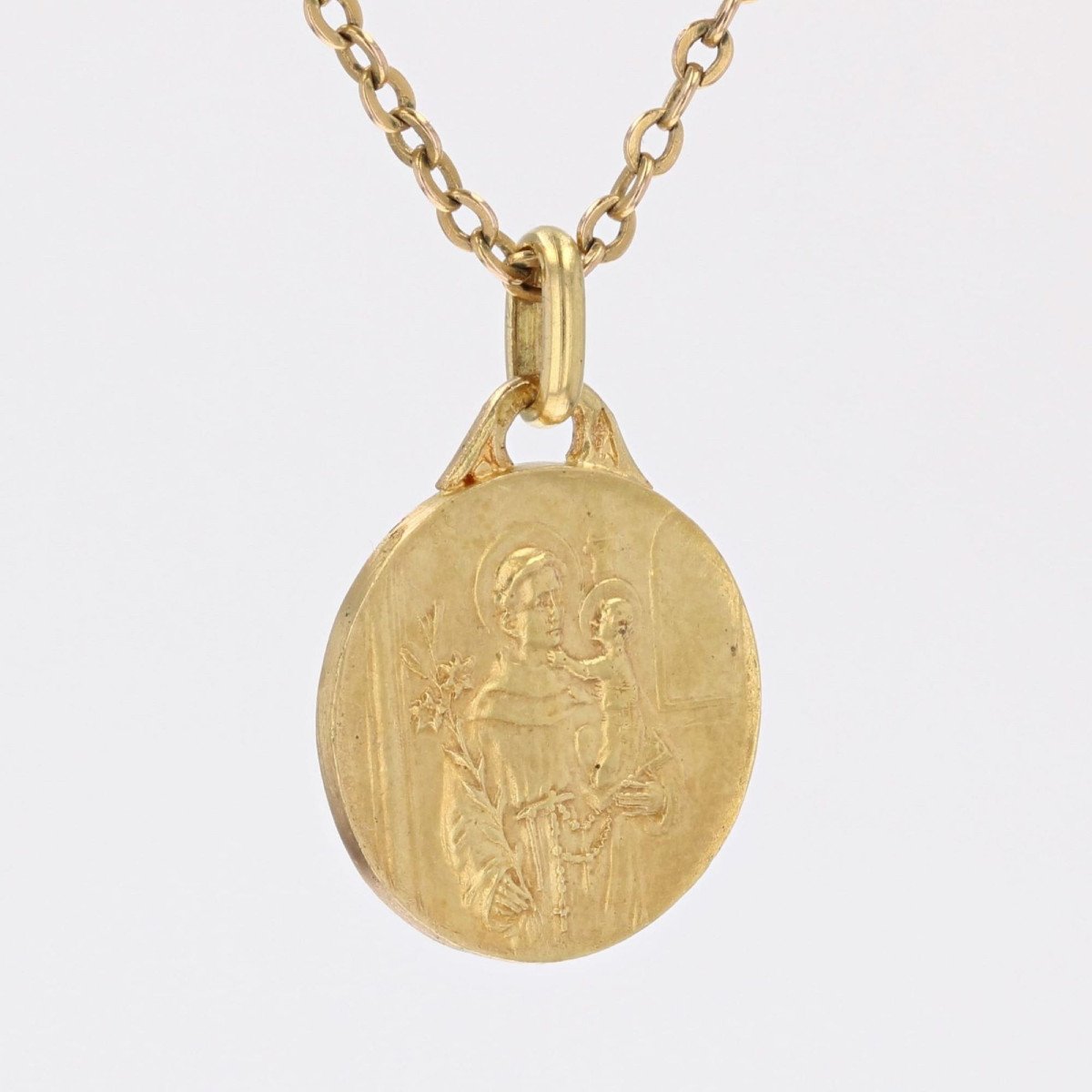 Saint Joseph Medal Yellow Gold-photo-1
