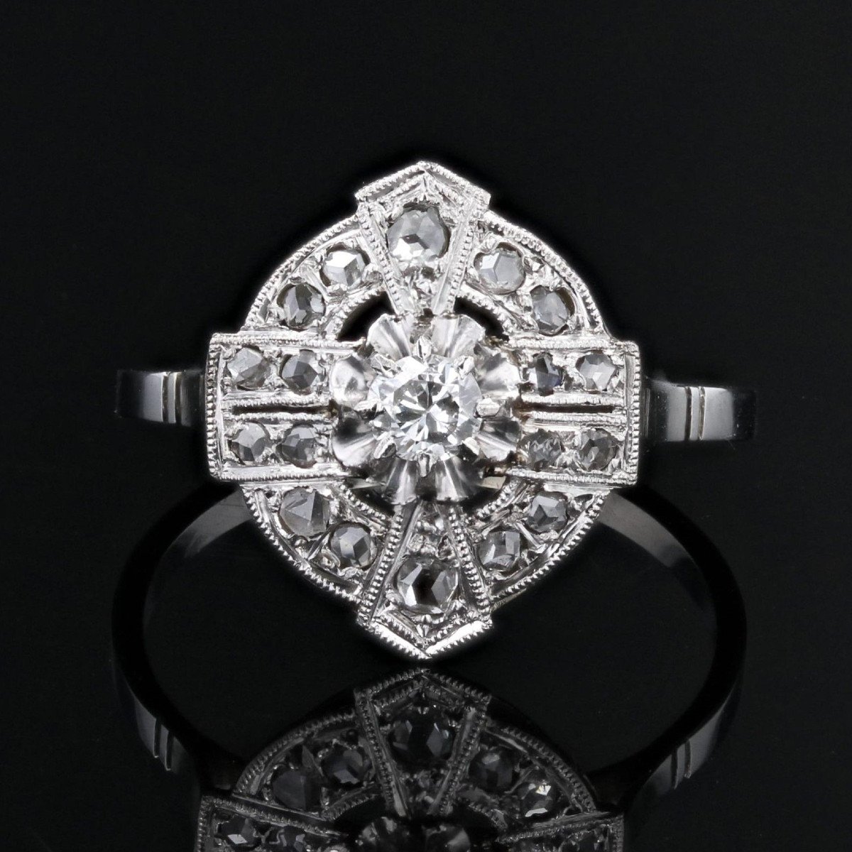 Bague Art Déco Diamants-photo-1