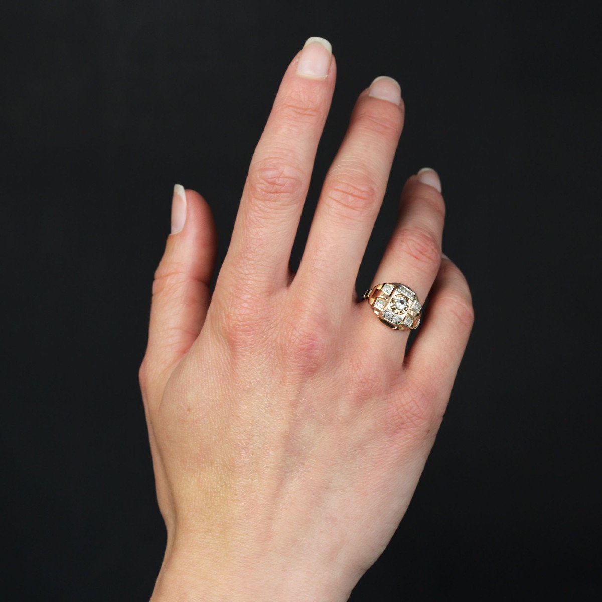 Tank Ring Rose Gold-photo-4