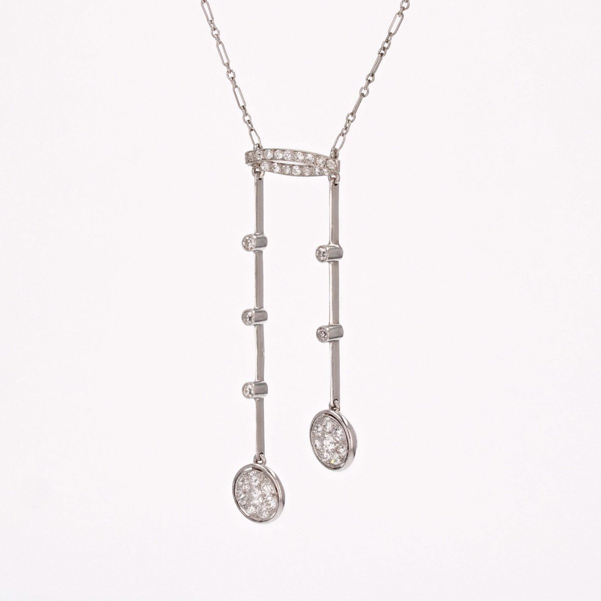 Collier Négligé Art Déco Diamants-photo-2