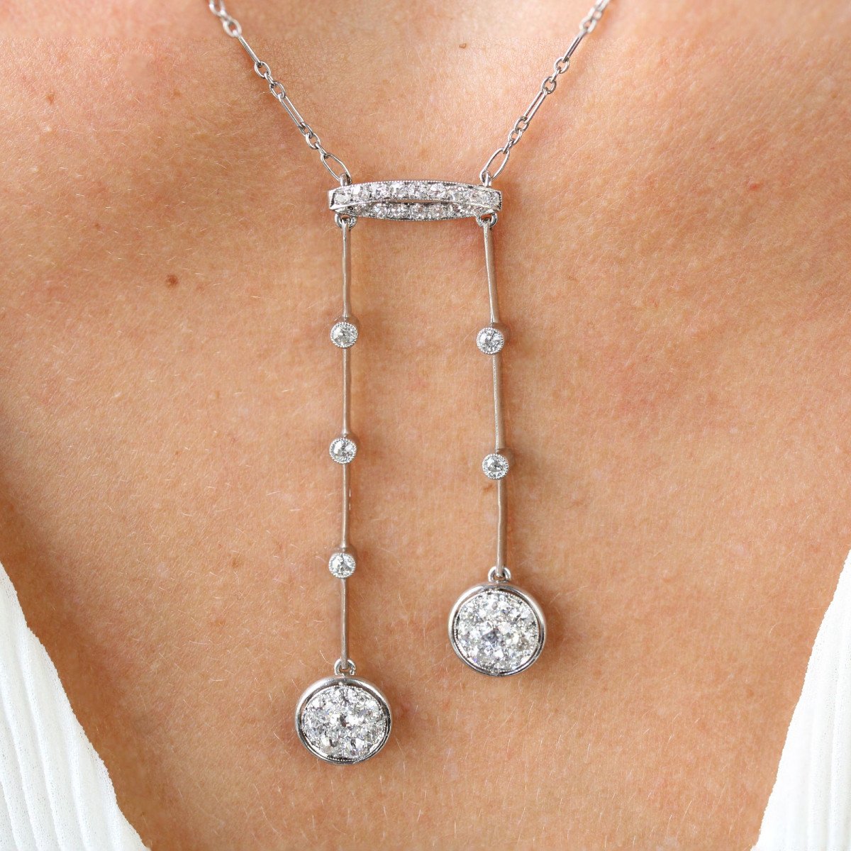 Collier Négligé Art Déco Diamants-photo-6
