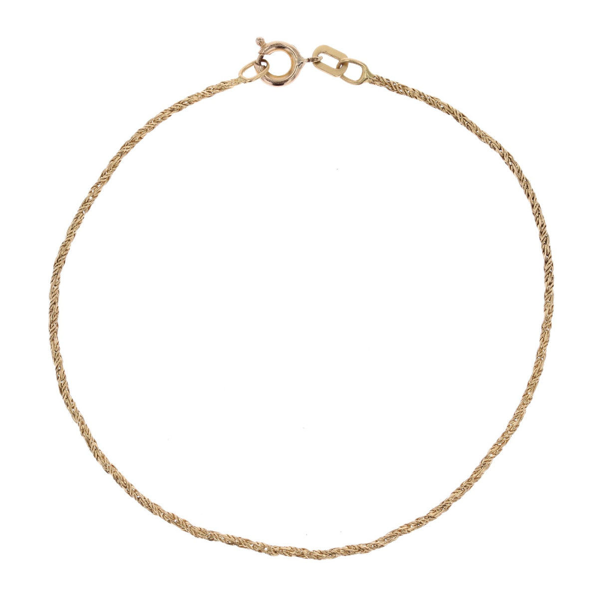 Fin Bracelet Or Jaune