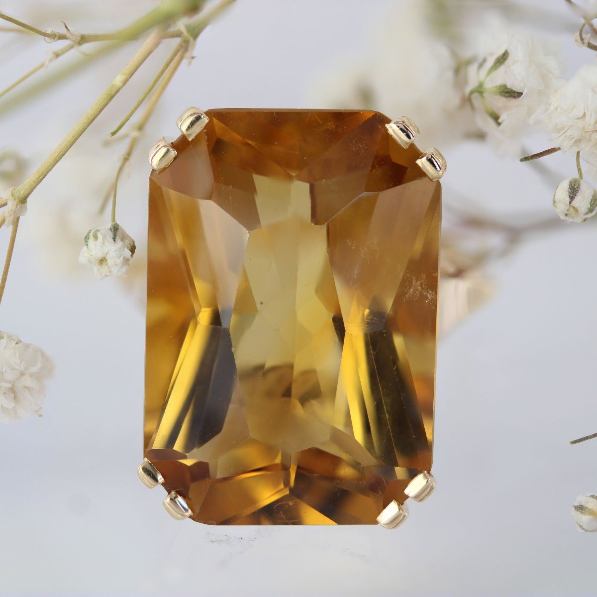 Vintage Citrine Ring-photo-3