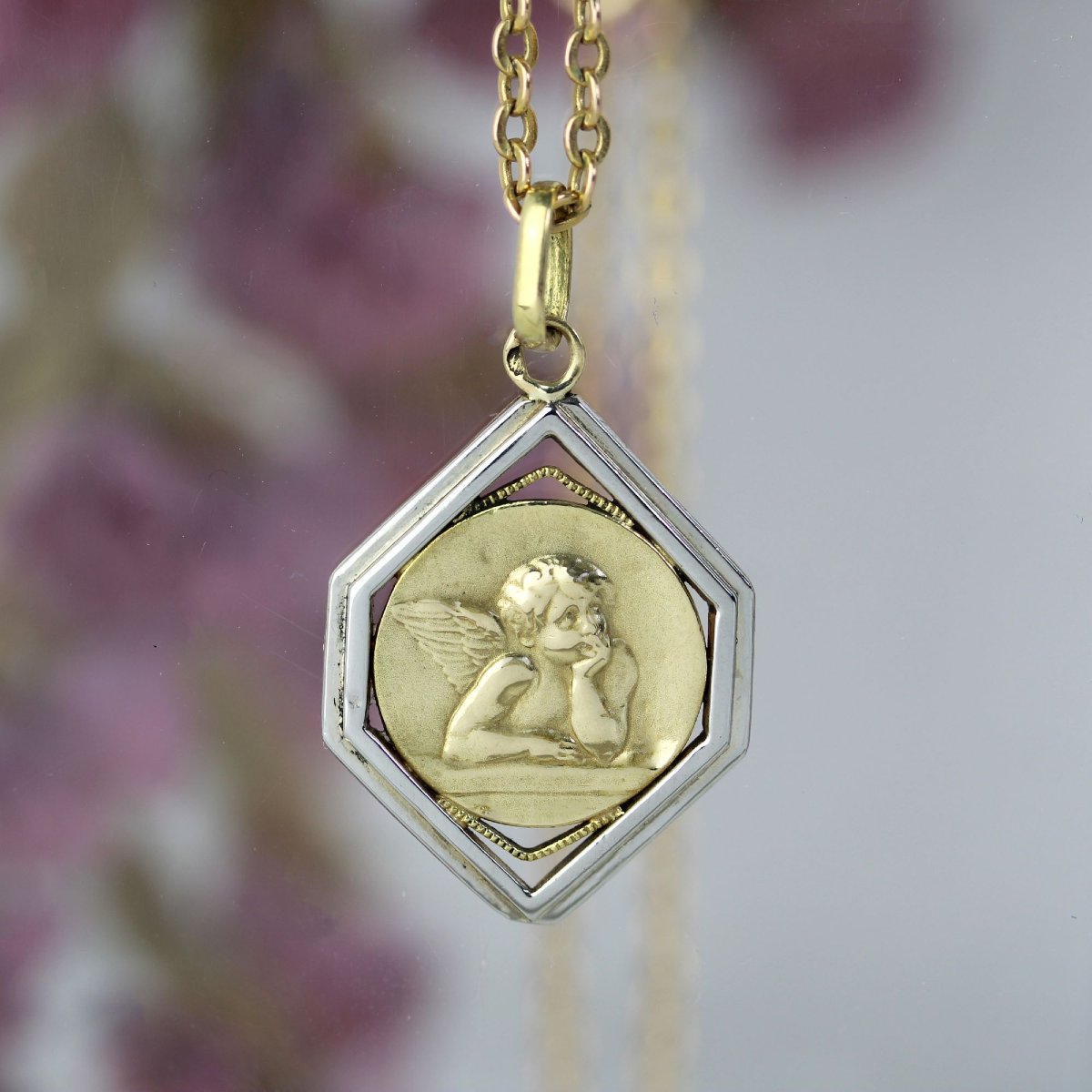 Médaille Ancienne 2 Ors Angelot-photo-3