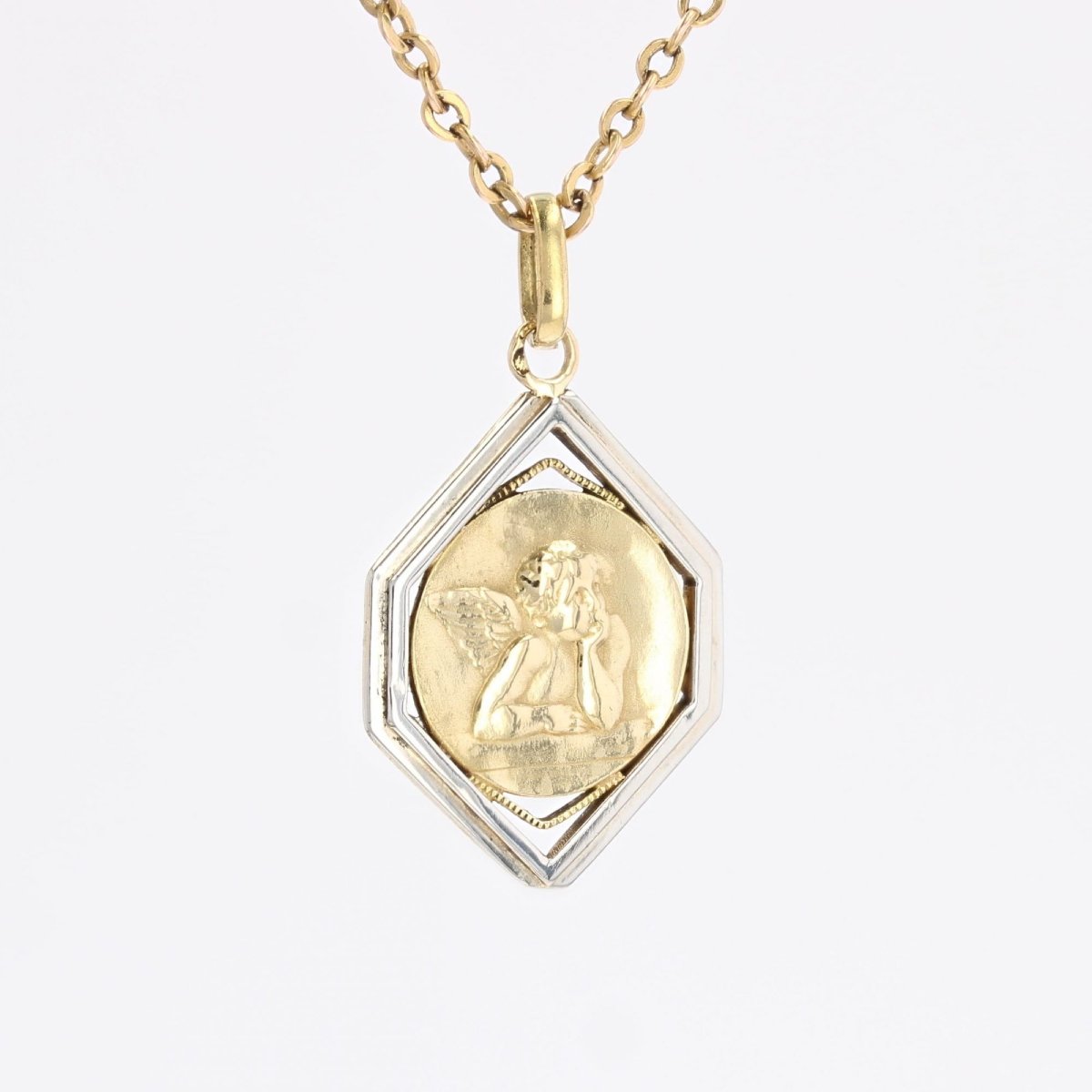 Médaille Ancienne 2 Ors Angelot-photo-4
