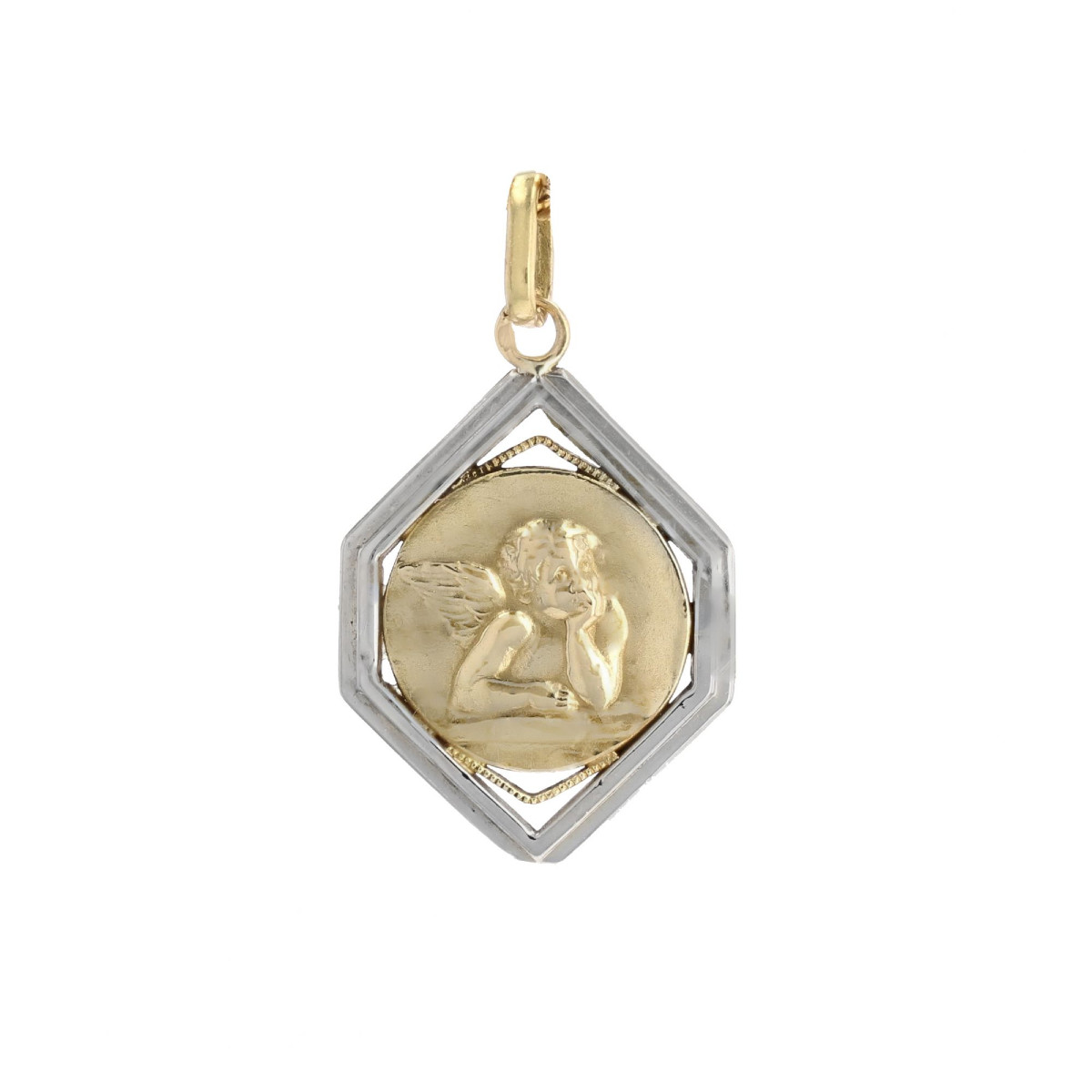 Médaille Ancienne 2 Ors Angelot