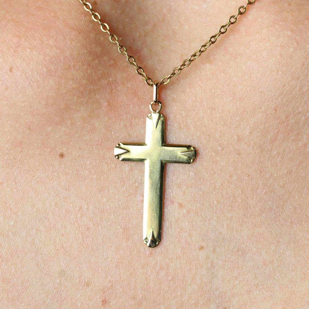 Old Yellow Gold Cross-photo-3