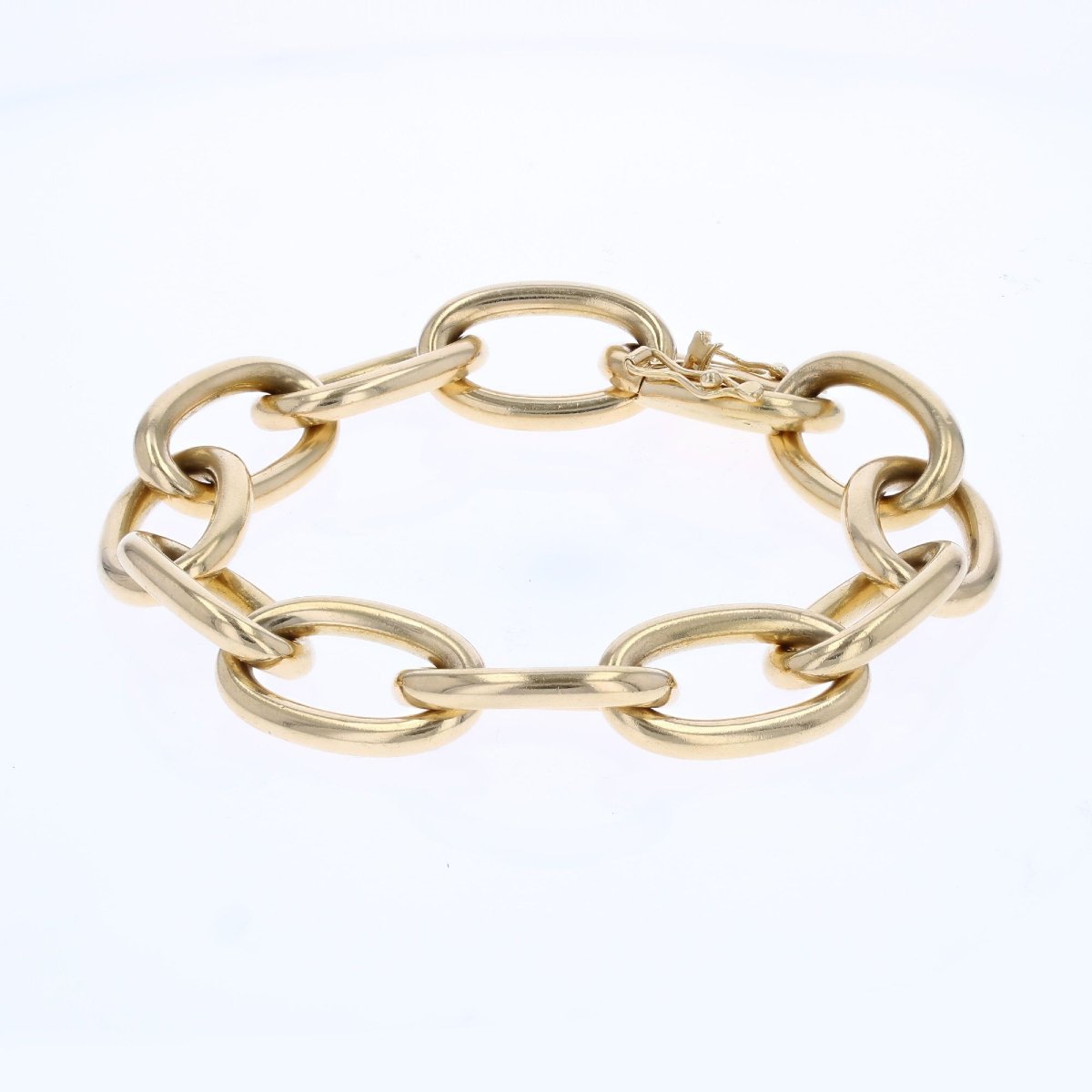 Bracelet or jaune maille forçat-photo-4