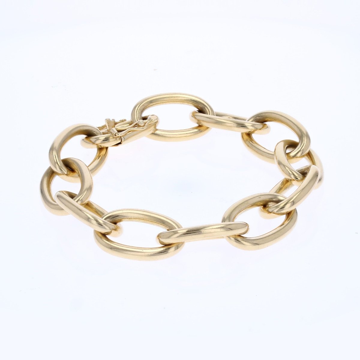 Bracelet or jaune maille forçat-photo-1