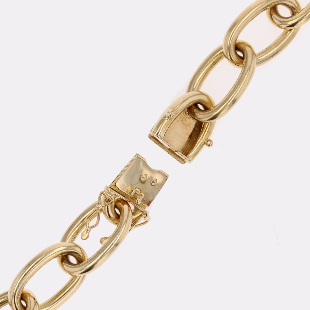 Bracelet or jaune maille forçat-photo-3