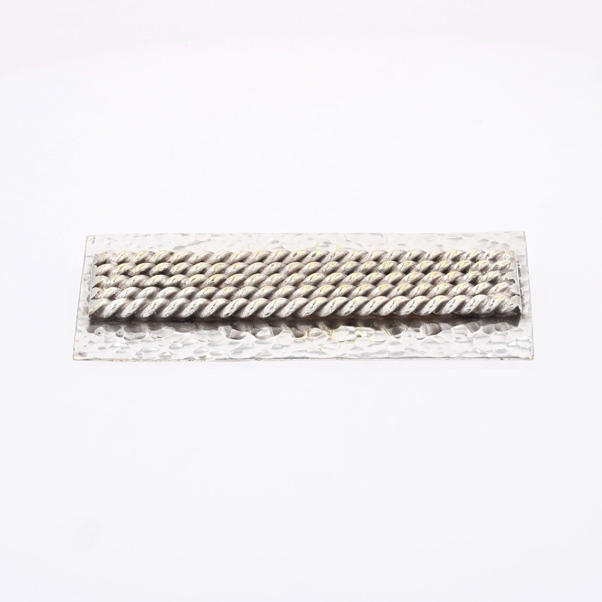 Rectangular Silver Brooch-photo-4