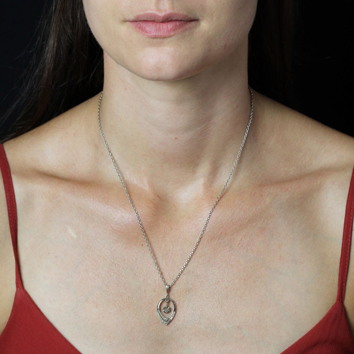 Antique Diamond Pendant-photo-2