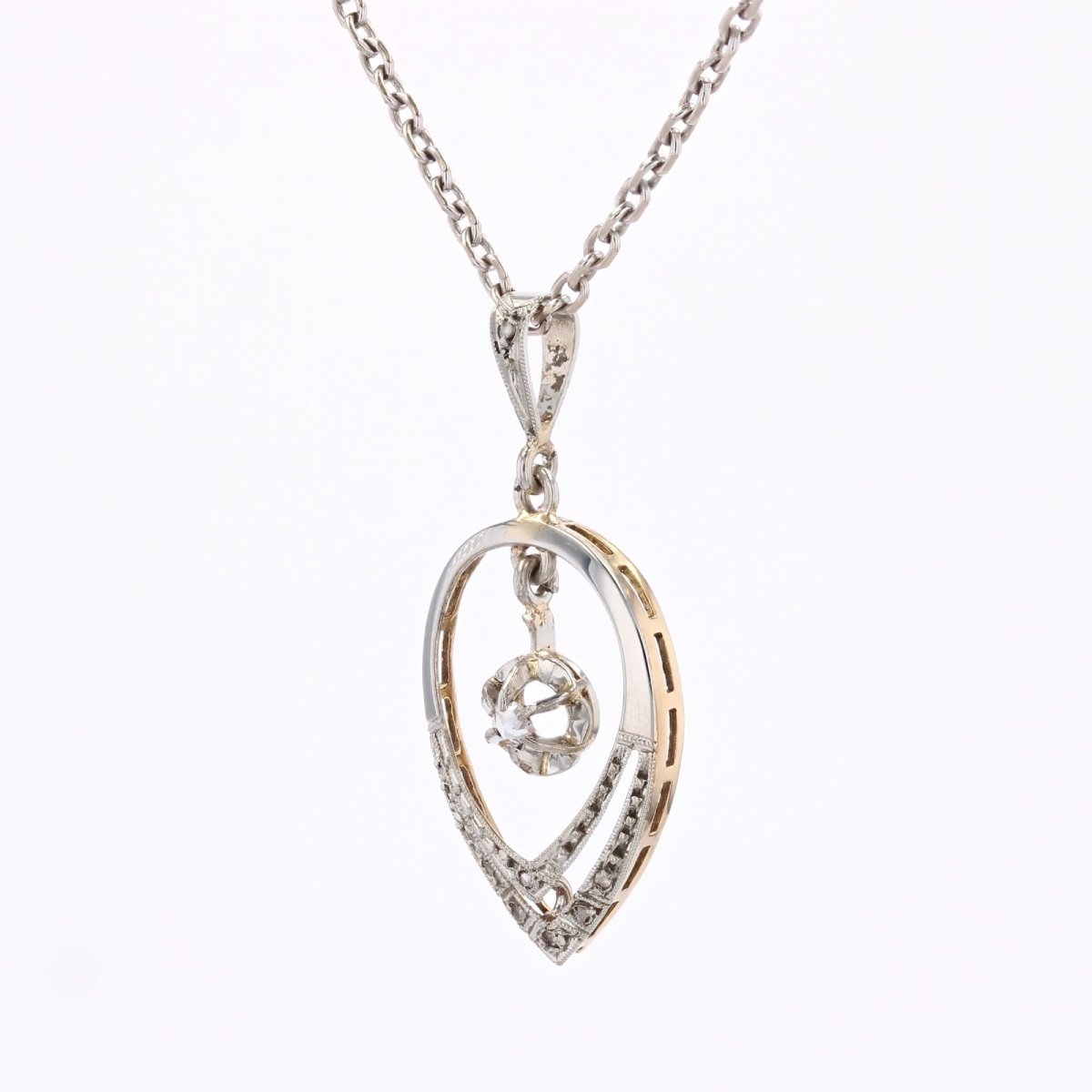 Antique Diamond Pendant-photo-4