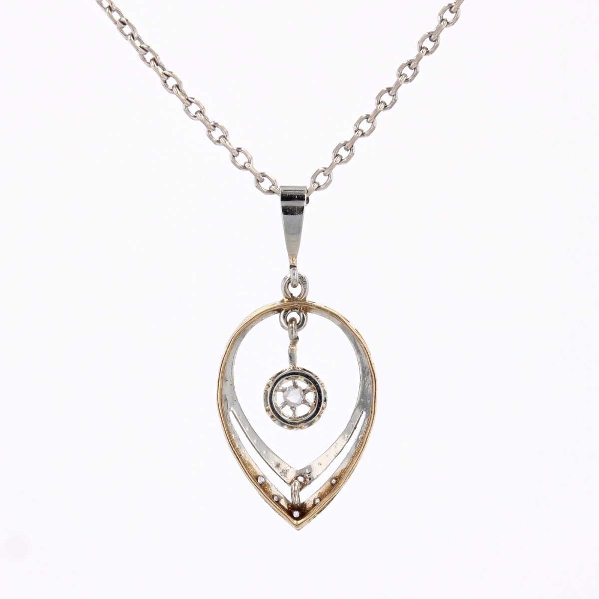 Antique Diamond Pendant-photo-4