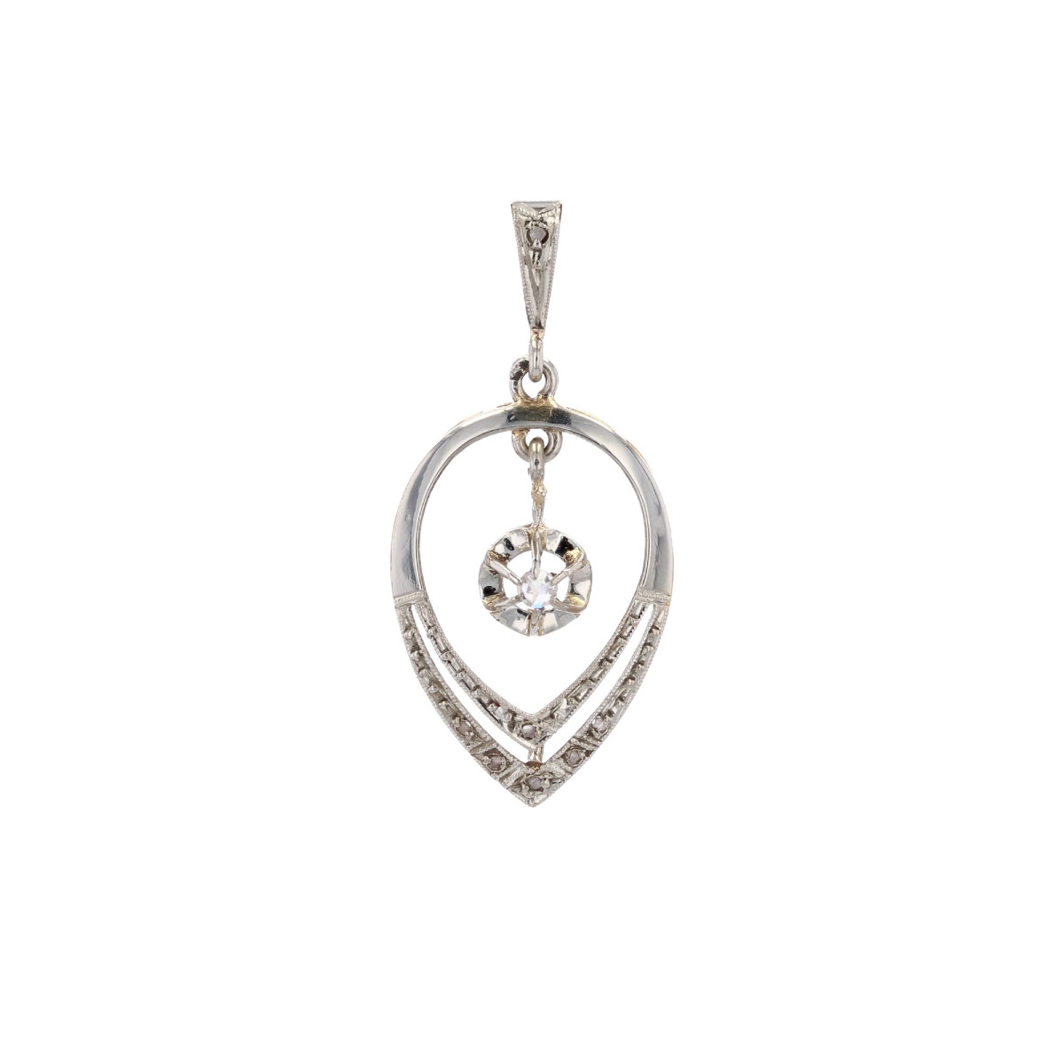 Antique Diamond Pendant