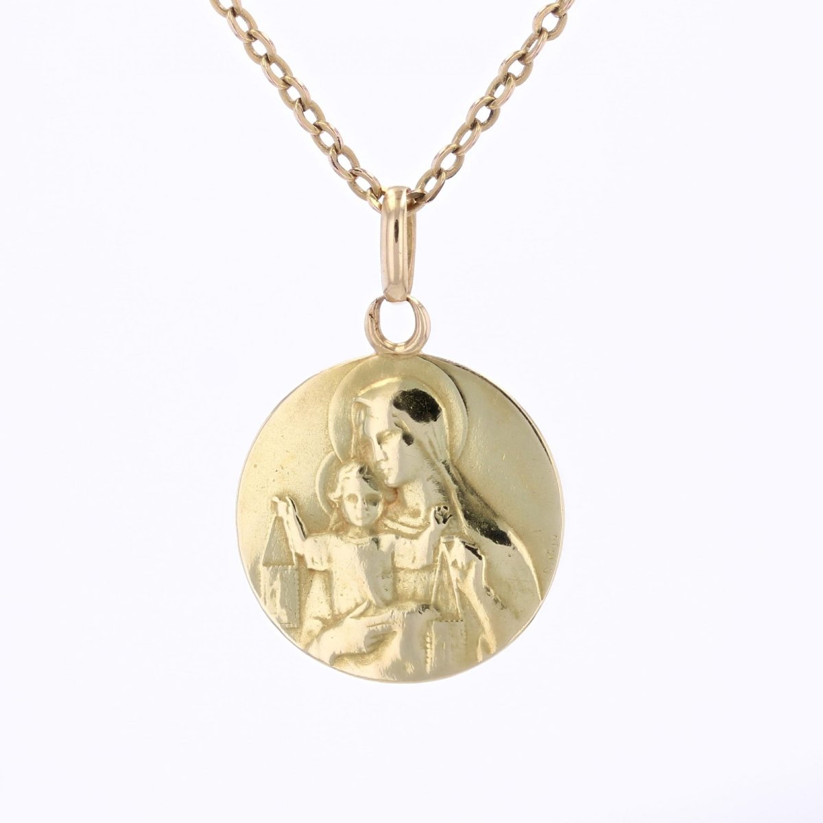Two-sided Medal Christ And Virgin Scapular-photo-4