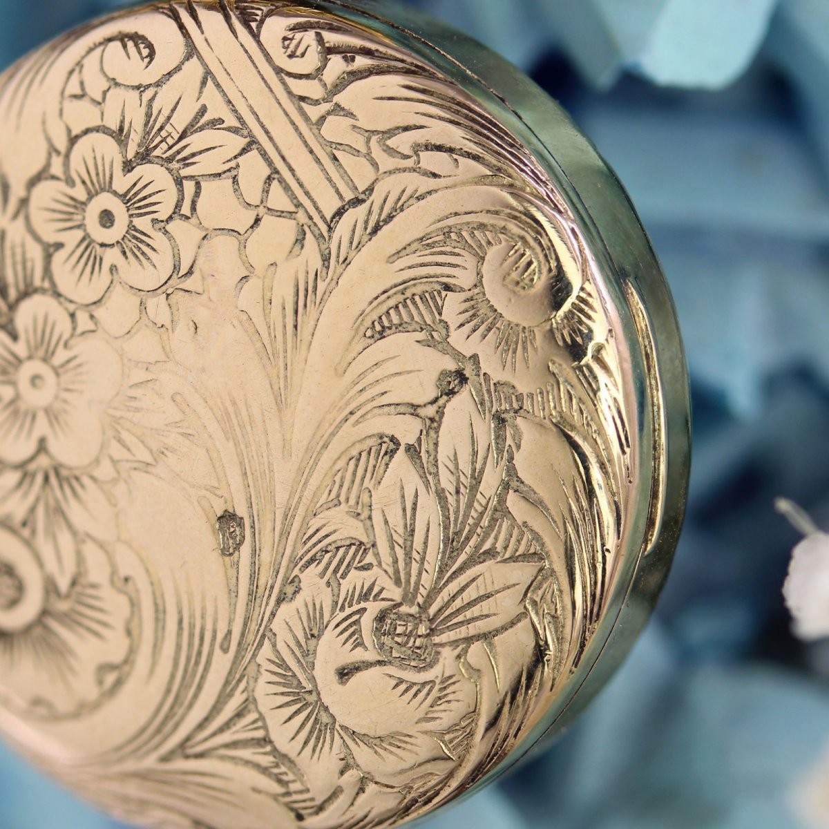 Pendentif Montre de dame Flamor or jaune-photo-3