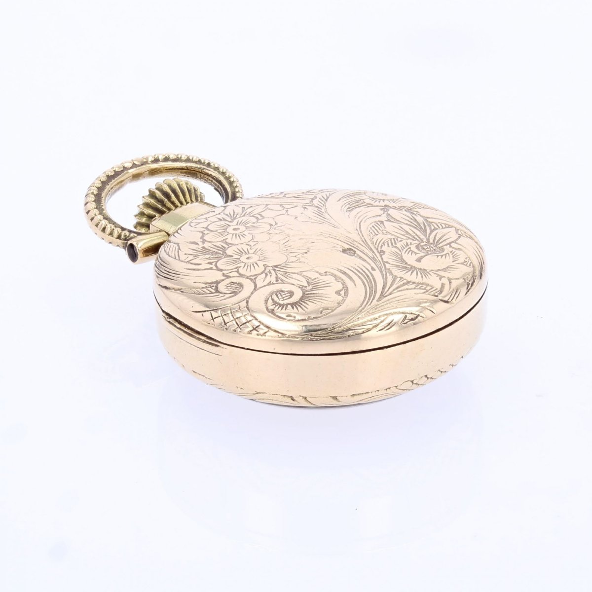 Pendentif Montre de dame Flamor or jaune-photo-5