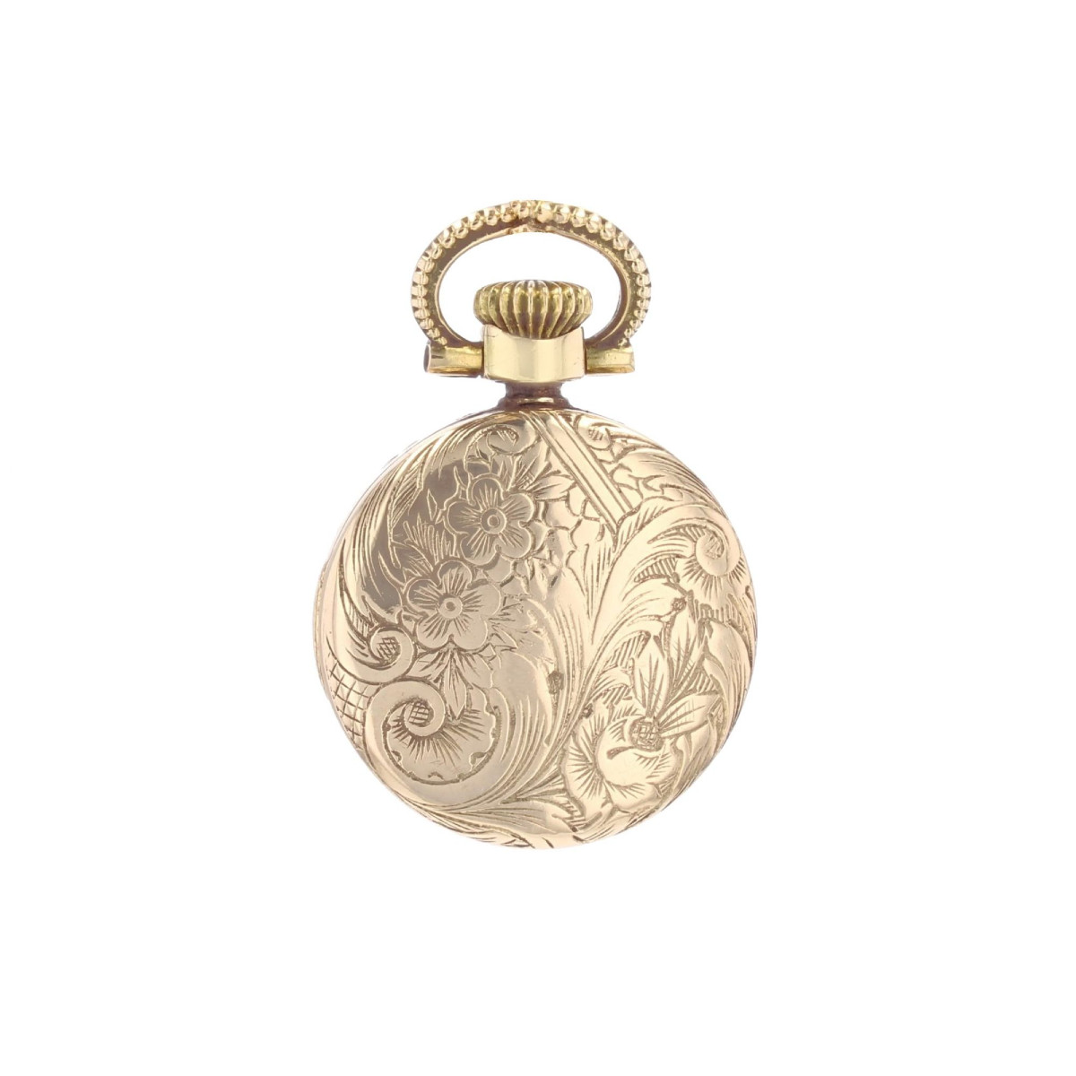 Pendentif Montre de dame Flamor or jaune