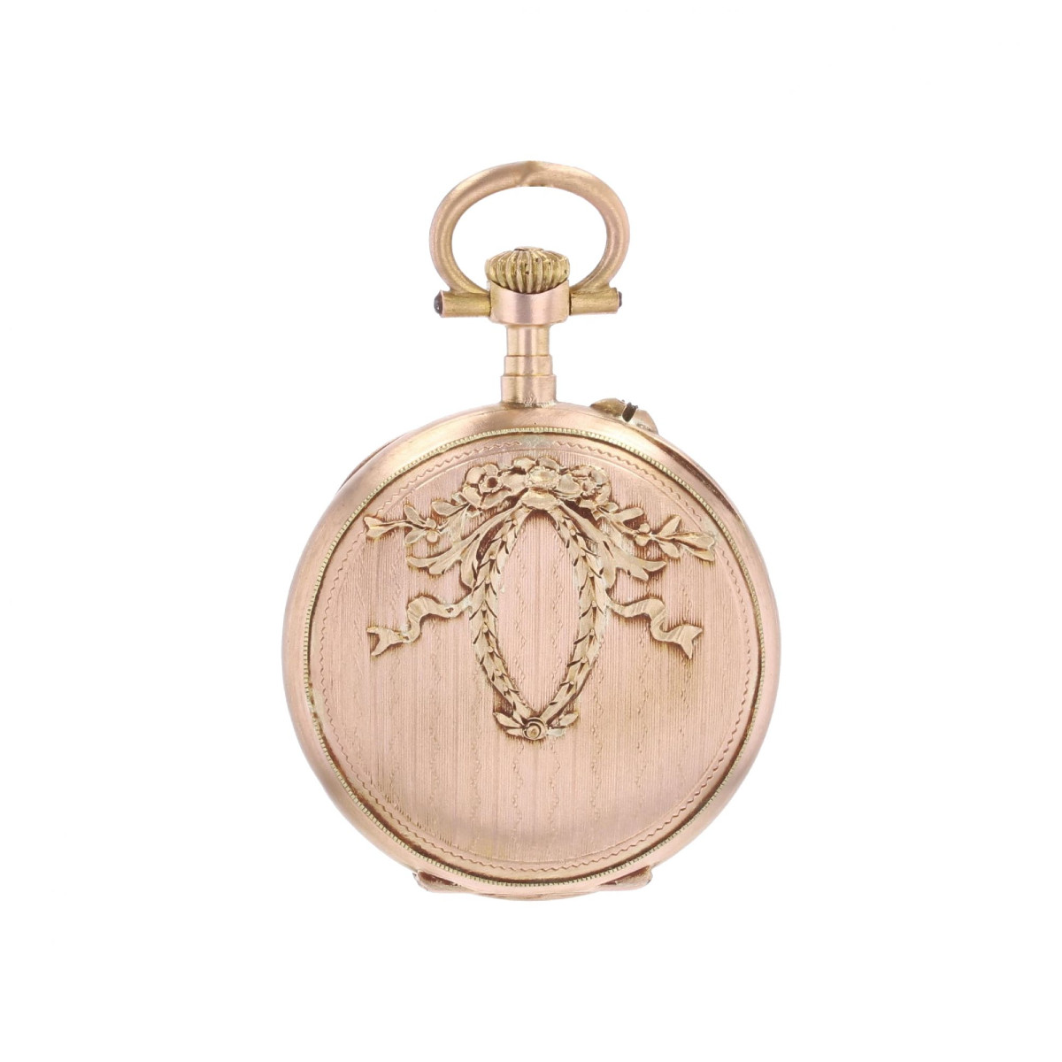 Antique Satin Rose Gold Collar Watch