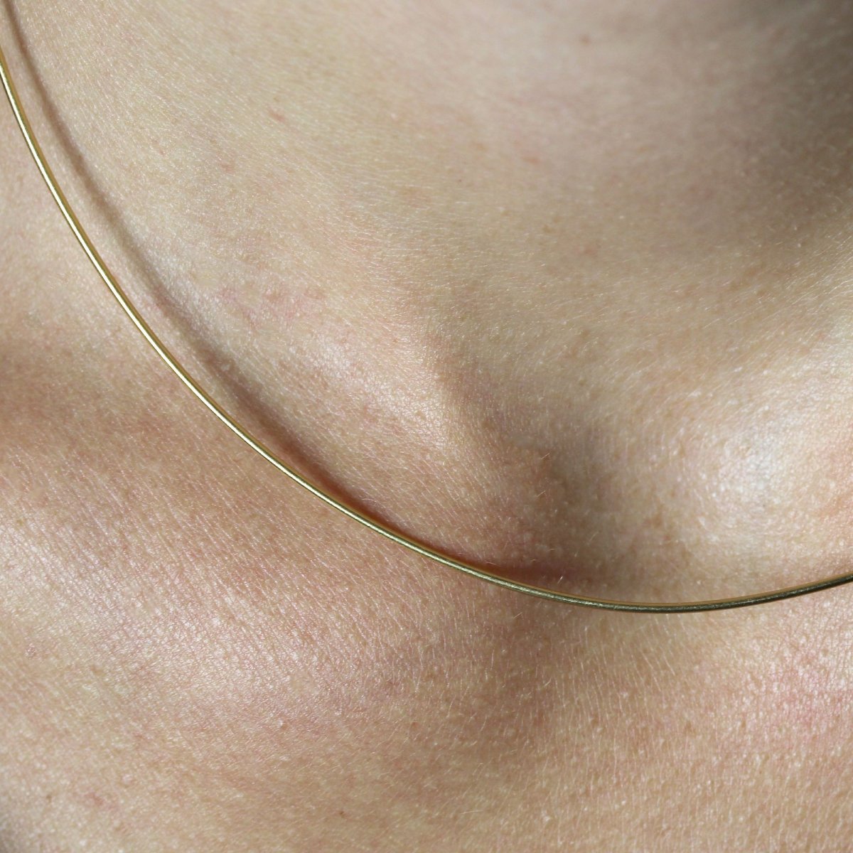 Yellow Gold Cable Necklace-photo-1
