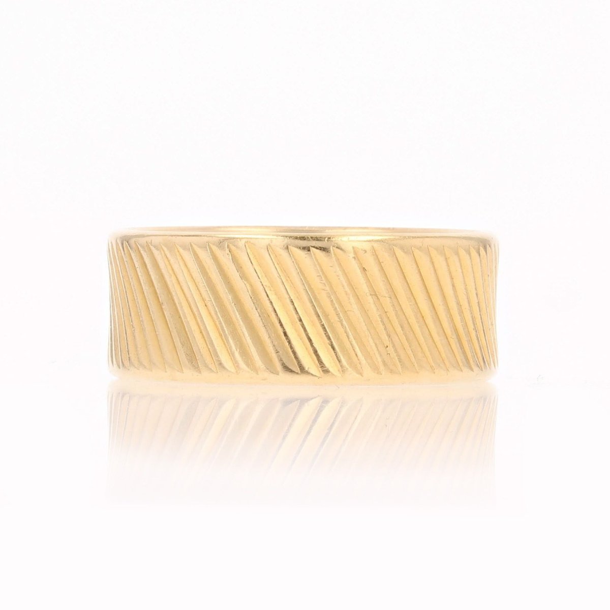 Bague jonc large gravé-photo-4