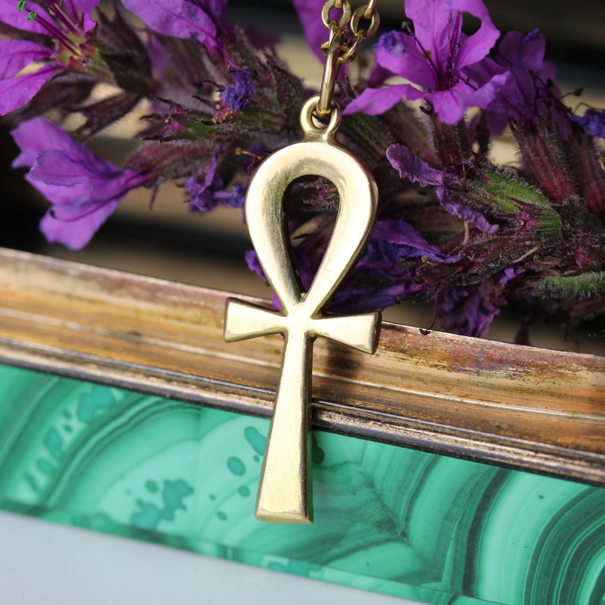 Croix de Vie égyptienne or jaune-photo-3