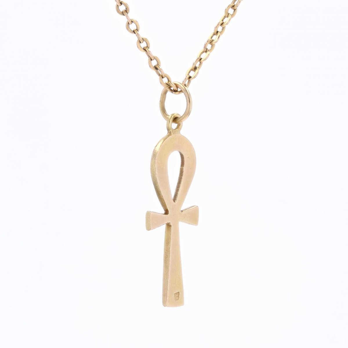 Croix de Vie égyptienne or jaune-photo-4