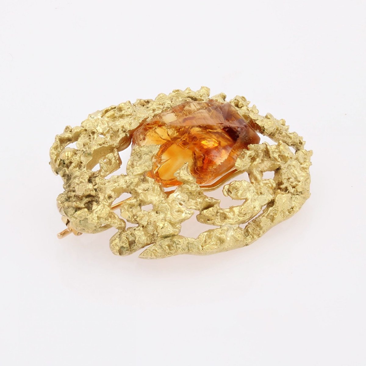 Broche Stern Citrine brute-photo-1
