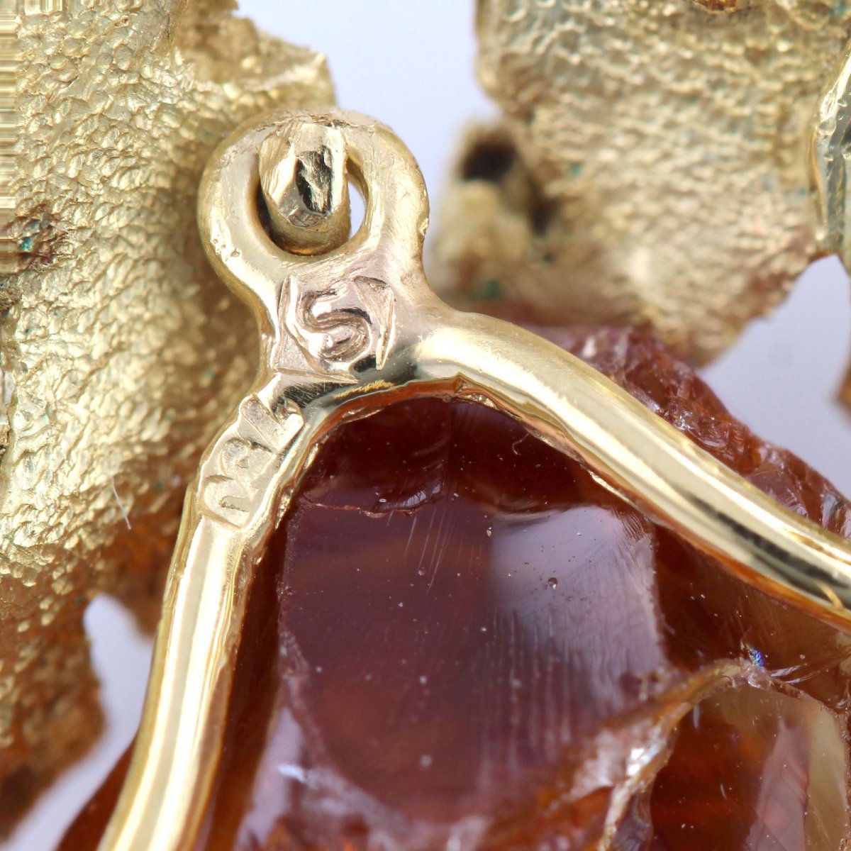 Broche Stern Citrine brute-photo-2