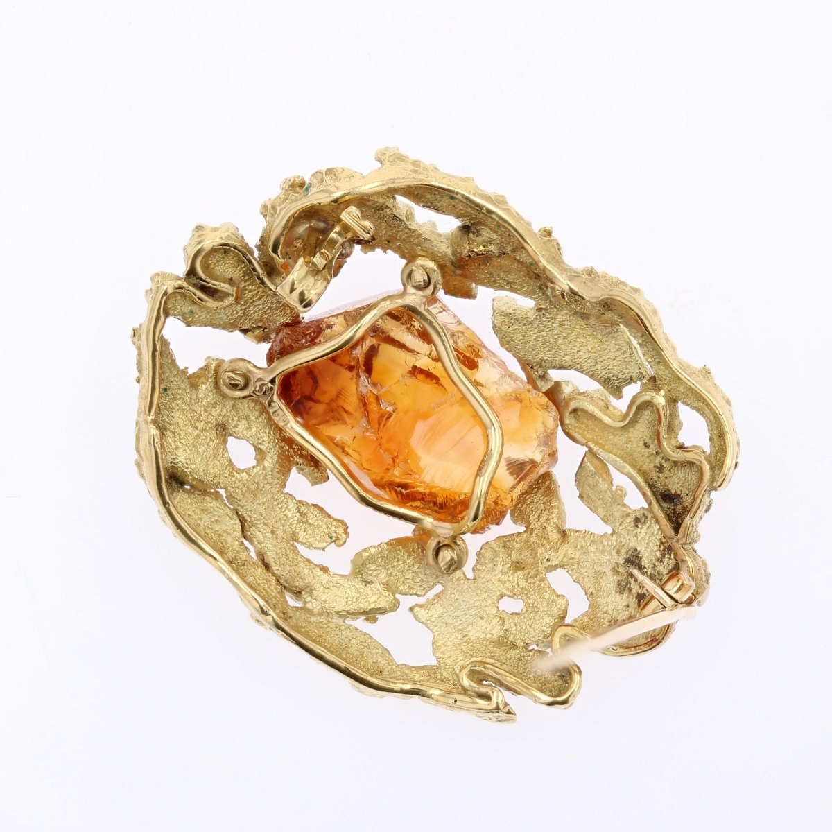 Broche Stern Citrine brute-photo-5